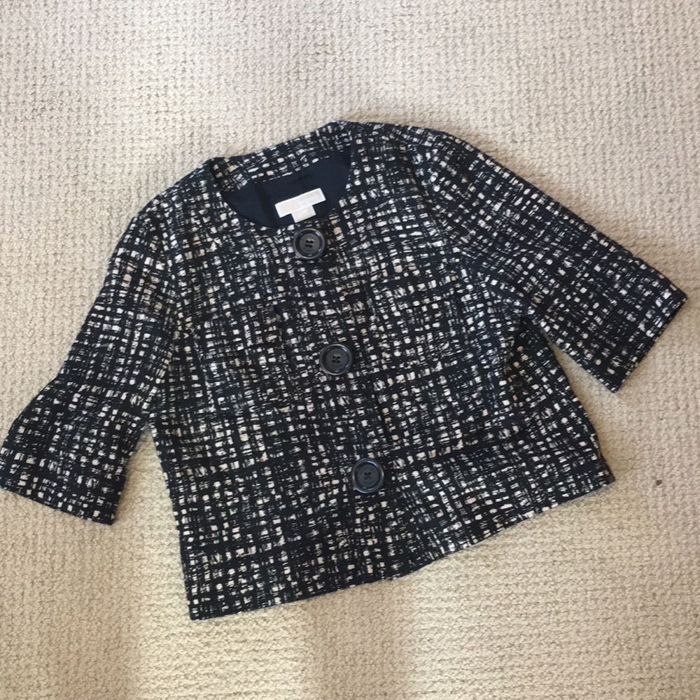 Michael Kors Abstract Button Down Jacket - image 1